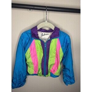 80s kids fusion windbreaker jacket size 2T
